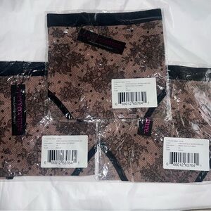 Lace-Patterned Sheer Hipster Briefs - Brand new 3 pairs total Size 3x